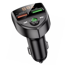 C8 CAR U Диск Bluetooth Player FM -передатчик QC3.0 Двойной USB -порты быстро зарядка