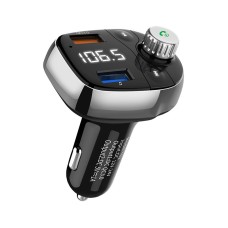 T62 Dual USB QC 3.0 Fast  Charger Bluetooth 5.0 Adapter MP3 Player Handsfree Car Kit FM Transmitter