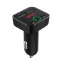 Car Mp3 Car Bluetooth Mp3 Player Hands-Free car FM Transmitter Mobile Phone Charging black