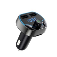 T24FM передатчик Quick Charge Voice Navigation Car Care Chone Bluetooth Mp3-плеер Black
