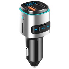 BC41 Многофункциональный MP3-плеер, приемник Bluetooth, USB-зарядное устройство, автомобильная сигарета LIGHER (Silver Grey)