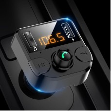 BT36B Car Bluetooth MP3 Music Player Car FM Transmitter Phone Hands-Free(Black Standard)
