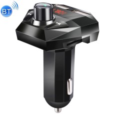 G18 Car Bluetooth Hands-Free MP3 Player Dual USB Bluetooth Charge FM Transmitter Bluetooth Receiver(Black)