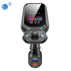 T819 Красочный экран Car Bluetooth 5.0 Mp3 FM -передатчик