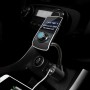Car Bluetooth Receiver Free Call Call Display FM Transmitter Dual USB Car Charger