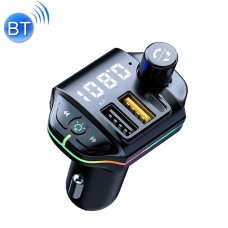 A10 Красочная атмосфера Light FM Bluetooth Car Charger