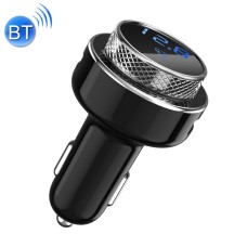 GC-16 Car Bluetooth MP3 Player FM Transmitter QC3.0 Fast Charging Car Charger(Black)