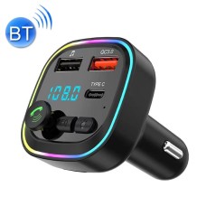 P4-QC3.0 Car MP3 Bluetooth Hands-free Player Car FM Transmitter