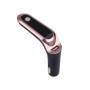 CARS7 Bluetooth Car Charger with Digital Display for Mobile Phone(Rose Gold)