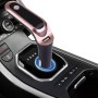 CARS7 Bluetooth Car Charger with Digital Display for Mobile Phone(Rose Gold)