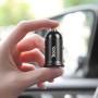 hoco Z30 3.1A Portable Mini Dual USB Car Charger (Gold)