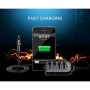 XPower G4 Universal Car 4 USB Ports Quick Charger DC12-24V 7.2A, Cable Length: 1.5m