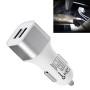 XPower X6 Universal Car Dual USB Quick Charger + Voltage Stabilizer 2 USB Ports Charger DC12V 3.6A(White)