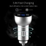 McDodo CC-3871 2-порт USB LED LED SMART Digital Display Car Charger, для iPhone, iPad, Samsung, HTC, Sony, LG, Huawei, Lenovo и других смартфонов или планшета (серебро)