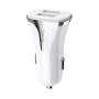 hoco Z31 18W 3.4A Portable QC3.0 Dual USB Car Charger (White)