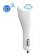 Joyroom T600 2 в 1 Многофункциональный беспроводной Bluetooth 2.1a Single USB-портовой автомобиль зарядное устройство + наушники с круговым светодиодным индикатором и функциями звонков без рук для автомобилей, пикапов, внедорожников и смартфонов, а также 