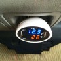 Цифровой термометр автомобильный батарея монитор автомобильного зарядного устройства 3 в 1 Низкий расход высокий световой дисплей USB-зарядное устройство