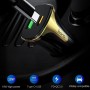 hoco Z31A 18W 3.4A Portable PD + QC3.0 Car Charger with 8 Pin Charging Cable (White)