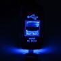 Car Waterproof Dual USB Charger DC12-24V 3.1A, with LED Indicator Light(Blue Light)