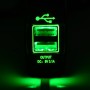 Car Waterproof Dual USB Charger DC12-24V 3.1A, with LED Indicator Light(Green Light)