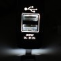 Car Waterproof Dual USB Charger DC12-24V 3.1A, with LED Indicator Light(White Light)