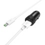 HOCO Z32A 18W MICRO USB 7 -контактный интерфейс Флэш -мощность Полностью совместимое автомобильное зарядное устройство + Micro USB 7 -контактный набор кабелей (черный)