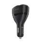 HOCO Z34 3.1A Dual USB Interface Thunder Smart Car Charger with Digital Display & Cigarette Lighter(Black)