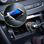 17W 3.4A Mini USB Car Charger with 8 Pin Spring Cable