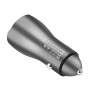 ACC-228 QC4.0 + QC4.0 45W Dual USB Metal Car Charger (Grey)