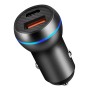 ACC-581 PD 20W + QC3.0 Type-C / USB-C + USB Fast Charging Car Charger (Black)