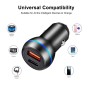 ACC-581 PD 20W + QC3.0 Type-C / USB-C + USB Fast Charging Car Charger (Black)