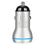 ACC-581 PD 20W + QC3.0 Type-C / USB-C + USB Fast Charging Car Charger (Silver)