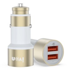 IVON CC33 36W 6A Dual QC 3.0 USB Full Metal Car Charger