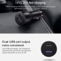 Оригинальный Huawei CP36 Dual USB Super Fast Fast Charging Car Charger (максимум 22,5 Вт SE) (темно -серый)