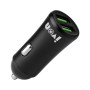 Ivon CC26 5V 2.1A двойное USB -порт Mini Car Charger (Black)