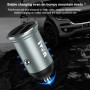 IVON CC37 15W 3.1A Двойное USB Mini Car Charger + 1M USB до USB-C / TYP