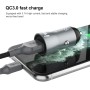 IVON CC39 18W 3.1A QC 3.0 USB Car Charger + 1m USB to 8 Pin Fast Charge Data Cable Set