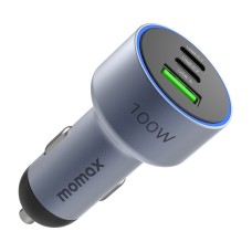 MOMAX UC17E 100W USB-C / TYPE-C X 2 + USB Три порта CAR Зарядное устройство