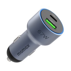 Momax UC16E 67W USB-C / Type-C + USB Dual Port Car Зарядное устройство