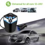 Cup Holder Car Charger Car Bluetooth MP3 Support Bluetooth / TF Card / U Disk / FM (Green)