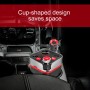 Cup Holder Car Charger Car Bluetooth MP3 Support Bluetooth / TF Card / U Disk / FM (Blue)