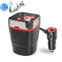 Cup Holder Car Charger Car Bluetooth MP3 Support Bluetooth / TF Card / U Disk / FM (Red)