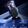 Joyroom C-A08 30W Mini PD+QC3.0 Двойной порт Smart Car Charger (черный)