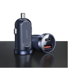 JOYROOM C-A08 30W Mini PD+QC3.0 Dual-port Smart Car Charger (Blue)