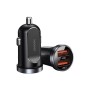 Joyroom C-A09 30W Mini Dual QC3.0 Smart Car Charger (Black)