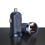 Joyroom C-A09 30W Mini Dual QC3.0 Smart Car Charger (синий)