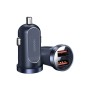 JOYROOM C-A09 30W Mini Dual QC3.0 Smart Car Charger (Blue)