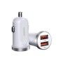 JOYROOM C-A09 30W Mini Dual QC3.0 Smart Car Charger (White)