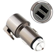 Car Multi-functional Dual USB Charger Adapter PD Fast Charger with Safety Hammer