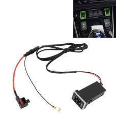 Car QC3.0 Fast Charge USB Interface Modification Charger for Toyota, Fuse to Take Power (Green Light)